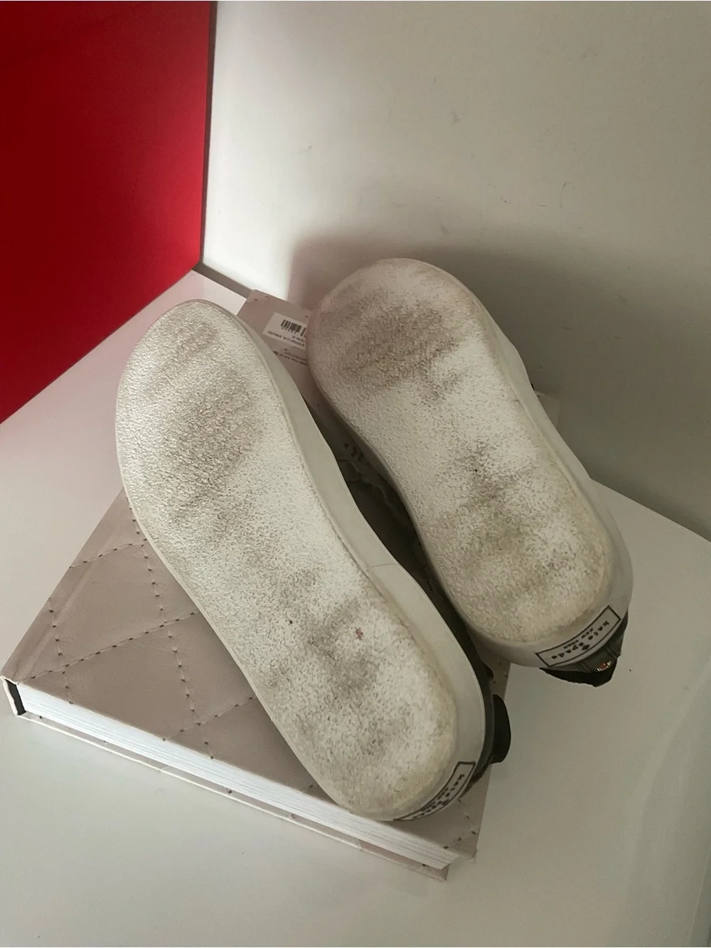 Kate Spade Slip-On Sneakers in Black with White Sole Size 10